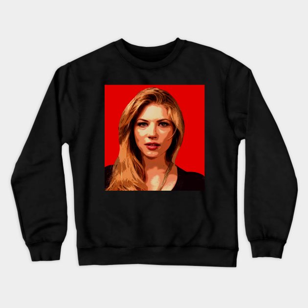 katheryn winnick Crewneck Sweatshirt by oryan80